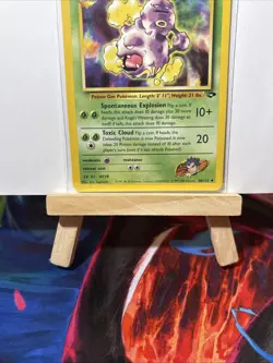 Koga's Weezing 50/132 Unlimited Gym Challenge Pokemon Card NM - Image 2
