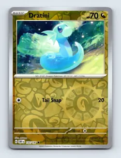 Dratini SV03: Obsidian Flames Common Reverse Holo 157/197 NM/LP Pokemon Cards - Image 1