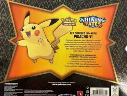 POKEMON TCG SHINING FATES PIKACHU V COLLECTION BOX SEALED FRESH FROM A CASE - Image 2