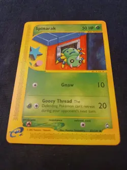 Pokemon Spinarak 62/147 Aquapolis Set Regular LP - Image 1