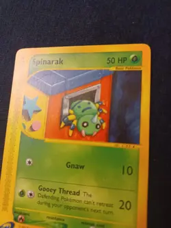 Pokemon Spinarak 62/147 Aquapolis Set Regular LP - Image 2