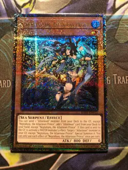 NEPTABYSS, THE ATLANTEAN PRINCE * QUARTER CENTURY SECRET RARE RA03-EN013 YUGIOH! - Image 1
