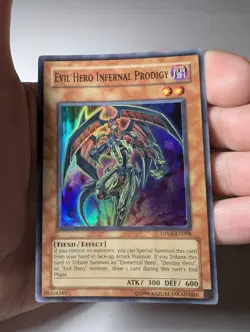 Yu-Gi-Oh! 1st Edition Evil Hero Infernal Prodigy DP06-EN008 LP - Image 1