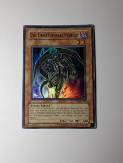 Yu-Gi-Oh! 1st Edition Evil Hero Infernal Prodigy DP06-EN008 LP - Image 2