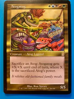 MTG 1x Atogatog # 286 Odyssey Legacy Magic the Gathering Card x1 NM - Image 1