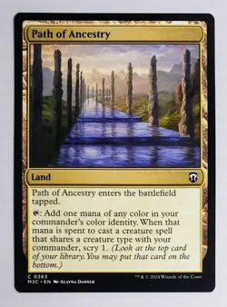 X 1 Path of Ancestry MTG Commander Modern Horizons NM Magic Card - Image 1
