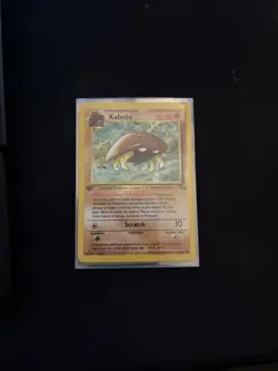 Pokemon TCG Kabuto Card 1st Edition Fossil 50/62 LP Set Of 4 - Image 2