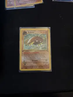 Pokemon TCG Kabuto Card 1st Edition Fossil 50/62 LP Set Of 4 - Image 4