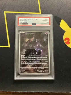 PSA 10 Mewtwo 183/165 -Graded Japanese Pokemon Card- Pokemon 151 (3s) - Image 1