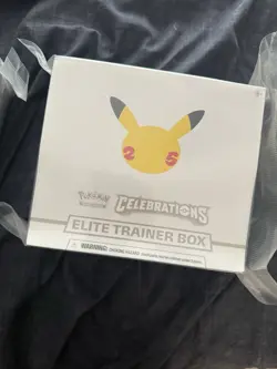 Pokemon Celebrations Elite Trainer Box Sealed With Promo Card From GameStop 820650829437 - Image 2