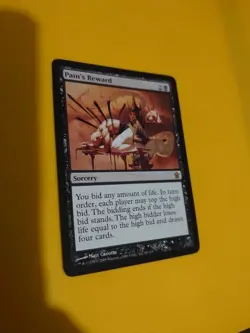 Pain's Reward. Kamigawa Sorcery rare Magic the Gathering Card. - Image 3