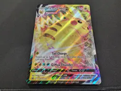 JUMBO Pokemon Card Pikachu VMAX SWSH286 Oversized Promo Holo - Image 3