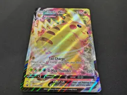 JUMBO Pokemon Card Pikachu VMAX SWSH286 Oversized Promo Holo - Image 4
