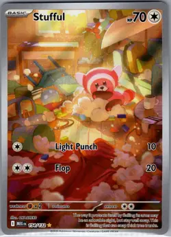 Stufful 154/132 ME01: Mega Evolution - Pokemon Card - NM - Image 1