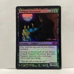 MTG Vampire Nocturnus Magic: The Gathering Prerelease Cards Foil #118 - Image 1
