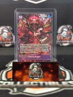 Gol.D.Roger (Alt Art) OP13-064 SR Carrying on His Will ONE PIECE Card ENGLISH NM - Image 1