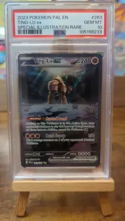 PSA 10 Ting-Lu EX 263/193 Paldea Evolved SIR Pokemon Card - Image 1