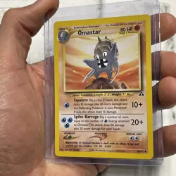 Omastar 43/75 Pokemon TCG Neo Series Neo Discovery Uncommon NM Near Mint Card - Image 2