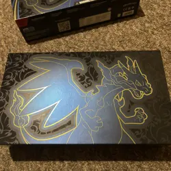 Opened Pokemon TCG Mega Charizard X ex Ultra-Premium Collection with cards - Image 2