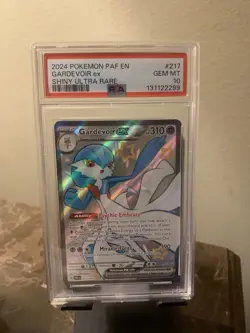 Pokemon Gardevoir EX TCG Holo Card 217/091 PSA 10 - Image 1