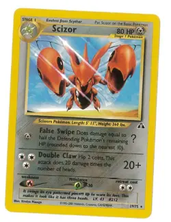 + Pokemon Card SCIZOR n.29/75 + Neo Discovery + NM + English + - Image 1