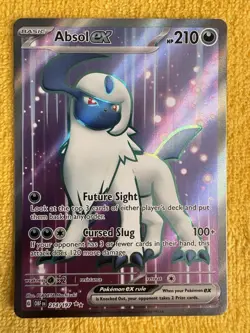 Pokemon TCG Absol EX Obsidian Flames Holo Ultra Rare Card 214/197 - Image 1