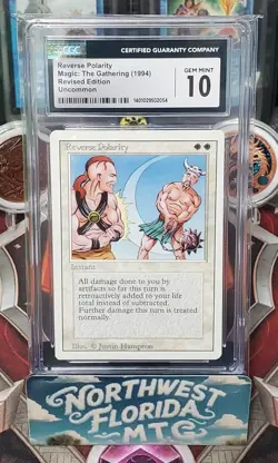 Graded MTG Card - CGC Gem Mint 10 - 3rd Edition (Revised) - Reverse Polarity - Image 1