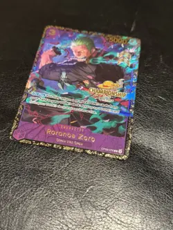 Roronoa Zoro OP09-076 Championship Tournament Prize Promo One Piece Card English - Image 2