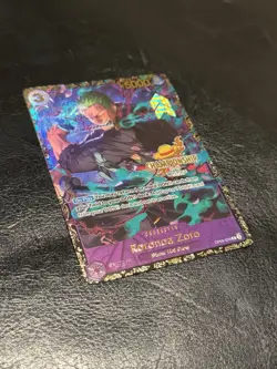 Roronoa Zoro OP09-076 Championship Tournament Prize Promo One Piece Card English - Image 3