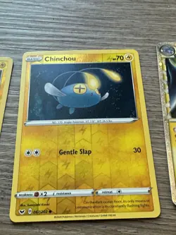 Pokemon TCG Cards Lot Holo RARE Chinchou Lanturn Lanturn HTF Vintage - Image 3