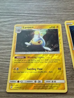 Pokemon TCG Cards Lot Holo RARE Chinchou Lanturn Lanturn HTF Vintage - Image 4