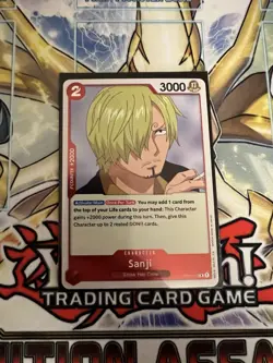 One Piece Card Game Sanji OP01-013 R English NM - Image 1