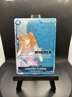 One Piece Charlotte Pudding (Winner Card 2025 Vol.1) Promo Card (OP06-047R) - Image 1