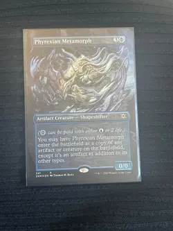 MTG Double Masters Boarderless Foil Phyrexiam Metamorph - Image 1