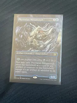 MTG Double Masters Boarderless Foil Phyrexiam Metamorph - Image 2