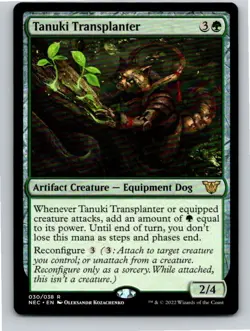Magic the Gathering Tanuki Transplanter Kamigawa: Neon Dynasty Commander MTG - Image 1