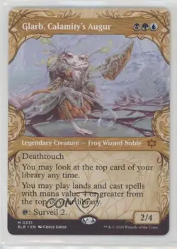 Glarb Calamity's Augur (Borderless Showcase) Magic: Bloomburrow BLB #0331 - Image 1