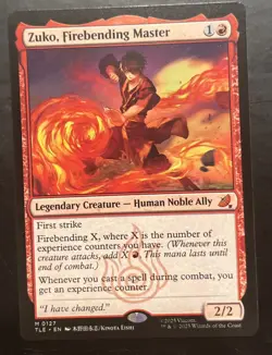 Zuko, Firebending Master 0127 - Image 1