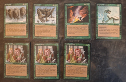 Rare - Green - Ice Age - Magic the Gathering Stampede, Lhurgoyf and 3 others - Image 1