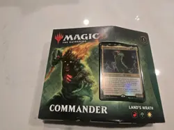 Magic The Gathering Zendikar Rising Land's Wrath Commander Deck MTG Sealed - Image 1