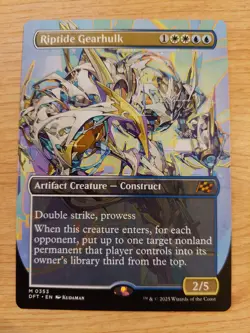 Riptide Gearhulk (Borderless) - 0353 (Aetherdrift) - Near Mint NM - Mythic - Image 1