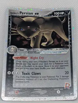 Rocket's Persian ex 116/115 Unseen Forces Holo Rare Pokemon TCG Nintendo - Image 3