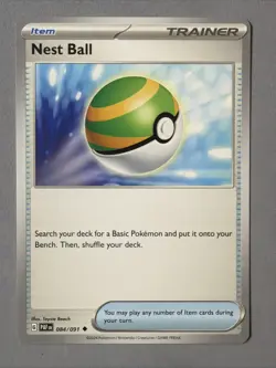 Pokemon TCG * SV Paldean Fates * 84/91 Nest Ball Uncommon * FRESH PK - Image 1