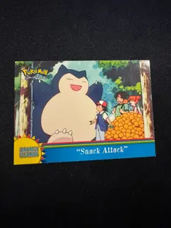 POKEMON - 2000 Topps Series 3 #OR11 Snack Attack Blue Logo 1st Orange Island - Image 1