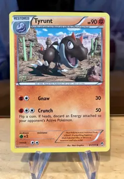 2014 Pokemon XY - Furious Fists Tyrunt #61 Light Play - Image 1
