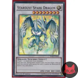 Yugioh Stardust Spark Dragon HSRD-EN043 Super Rare 1st Edition NM - Image 1