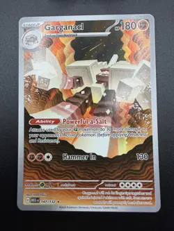 Garganacl 147/132 Pokemon TCG Mega Evolutions Illustration Rare Pokemon Card NM - Image 3
