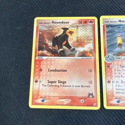 Team Magma's Houndour 62/95 Houndoom 34/95 Ex Aqua's Pokemon Card 2 - Image 3
