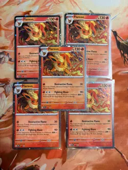 x1 Flareon SVP 167 Black Star Promo Prismatic Evolutions Pokemon Card NM - Image 1