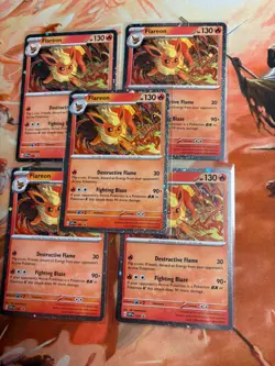 x1 Flareon SVP 167 Black Star Promo Prismatic Evolutions Pokemon Card NM - Image 2